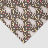 Sloth Astronaut Muster Seidenpapier (Ausschnitt)