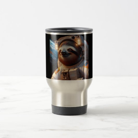 Sloth Astronaut Reisebecher (Mittel)