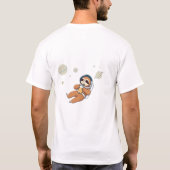 Sloth Astronaut Sips Bubble Tee (Rückseite)