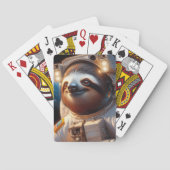 Sloth Astronaut Spielkarten (Rückseite)