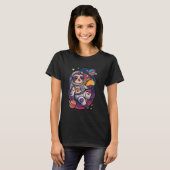 Sloth Astronaut Taco Space Adventure Funny Kawaii  T-Shirt (Vorne ganz)