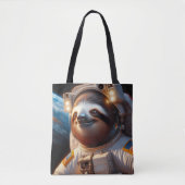 Sloth Astronaut Tasche (Vorderseite)