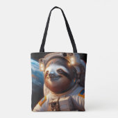 Sloth Astronaut Tasche (Rückseite)