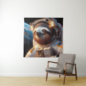 Sloth Astronaut Wandteppich (Beispiel)