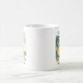 Sloth auf der Beach Coffee Tasse (Mittel)