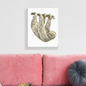 Sloth auf Leinwand (Insitu (Wohnzimmer))