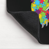 Sloth Autismus Awareness Mousepad (Ecke)