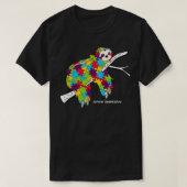 Sloth Autismus Awareness T-Shirt (Design vorne)