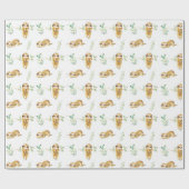 Sloth Baby Dusche Packpapier (Flach)