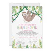 Sloth Baby Girl Virtual Duwer Jungle Thema