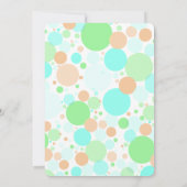 Sloth Baby Shower Einladung (Rückseite)