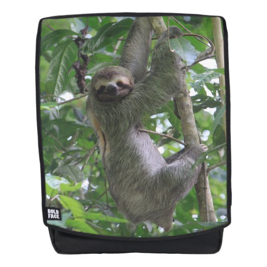 Sloth Backpack Rucksack (Vorderseite)