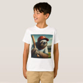 Sloth Baseball Player T-Shirt (Vorne ganz)