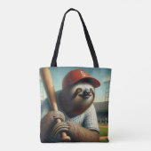 Sloth Baseball Player Tasche (Rückseite)