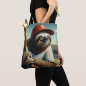 Sloth Baseball Player Tasche (Von Nahem)