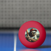 Sloth Baseball Player Tischtennisball (Netto)