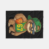Sloth Basketball 67 Gen Alpha Slang Srts Men Boys  Fleecedecke (Vorderseite (Horizontal))