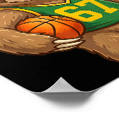 Sloth Basketball 67 Gen Alpha Slang Srts Men Boys  Poster (Ecke)