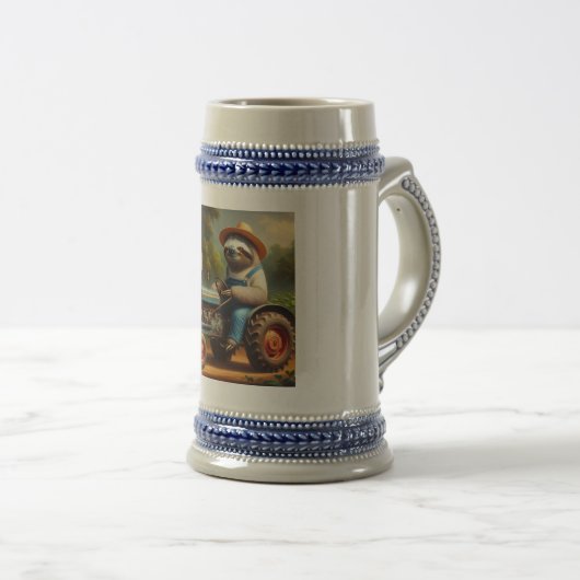 Sloth Bauer Bierglas (VorderseiteRechts)