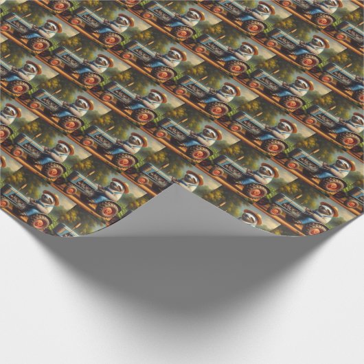 Sloth Bauer Geschenkpapier (Ecke)