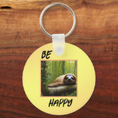 Sloth "Be You Unique", Schlüsselanhänger (Rückseite)