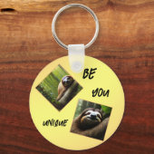 Sloth "Be You Unique", Schlüsselanhänger (Vorderseite)