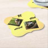 Sloth "Be You Unique", Untersetzer (angewinkelt)
