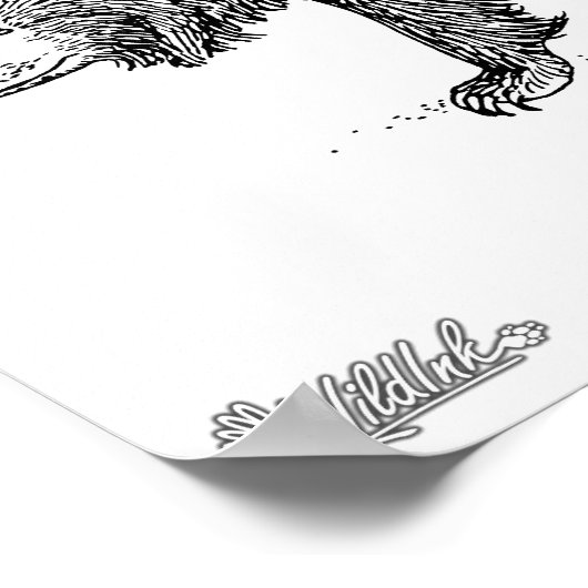 Sloth Bear Poster (Ecke)