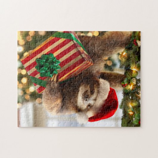Sloth Bearing Geschenke Puzzle (Horizontal)