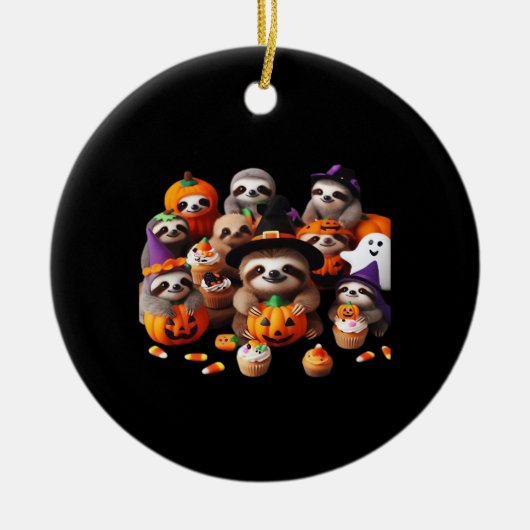 Sloth Beautiful Faulheit Klassischer T - Shirt Keramik Ornament (Vorne)