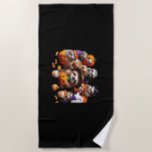 Sloth Beautiful Faulheit Klassischer T - Shirt Strandtuch (Vorderseite)