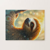 Sloth bei Sunrise Puzzle (Horizontal)