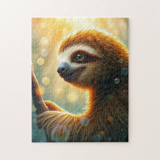 Sloth bei Sunrise Puzzle (Vertikal)