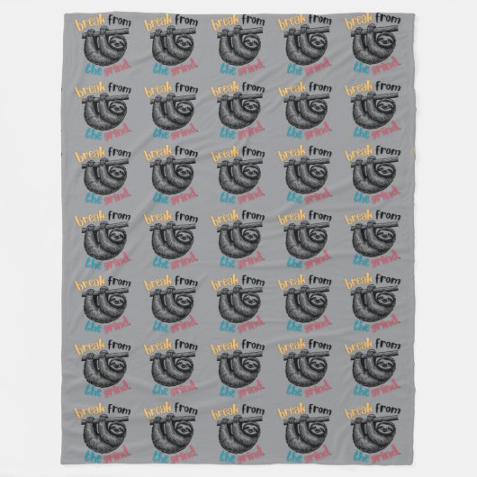 Sloth BFTG Fleecedecke (Vorderseite)