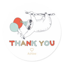 Sloth Birthday Vielen Dank für den klassischen Rou