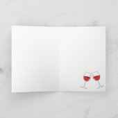 Sloth BirthdayHerzlichen Glückwunsch Faltes Grußka Karte (Innenseite)