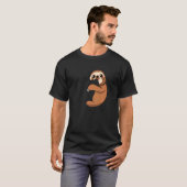 Sloth Biting Niedlich Sloth Animal Sloth T-Shirt (Vorne ganz)