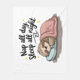 Sloth Blanket Fleecedecke