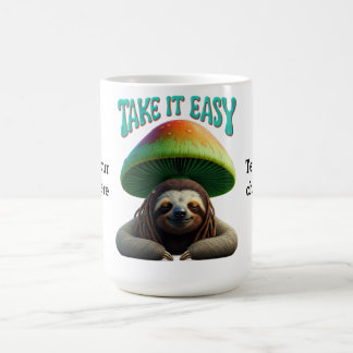 Sloth Boho Hippie benutzerdefinierte personalisier Kaffeetasse