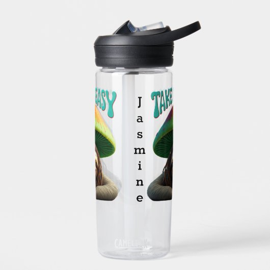 Sloth Boho Hippie benutzerdefinierte personalisier Trinkflasche (Links)