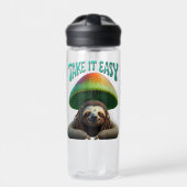 Sloth Boho Hippie benutzerdefinierte personalisier Trinkflasche (Vorderseite)