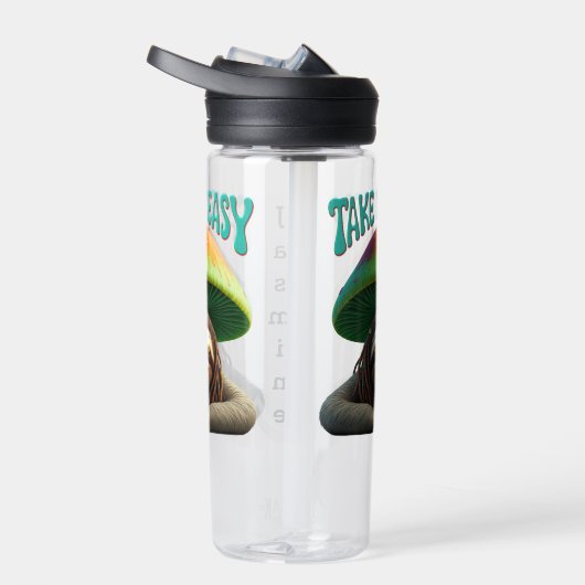 Sloth Boho Hippie benutzerdefinierte personalisier Trinkflasche (Rechts)