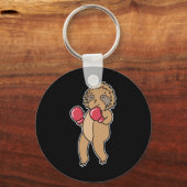 Sloth Boxing Schlüsselanhänger (Vorderseite)
