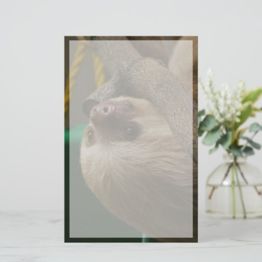 Sloth Briefpapier (Stehend Vorderseite)