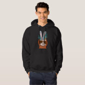 Sloth Bunny Oaster Day Niedlich Rabbit Egg Jungs G Hoodie (Vorne ganz)