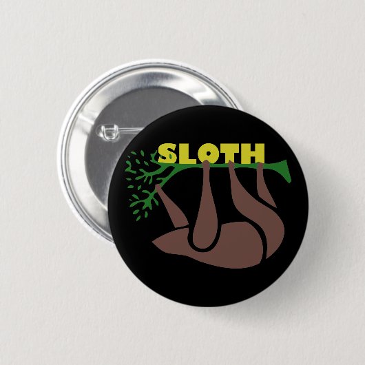 Sloth Button (Vorne & Hinten)