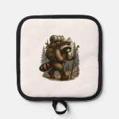 Sloth Camping Hiking Topflappen (Vorderseite)