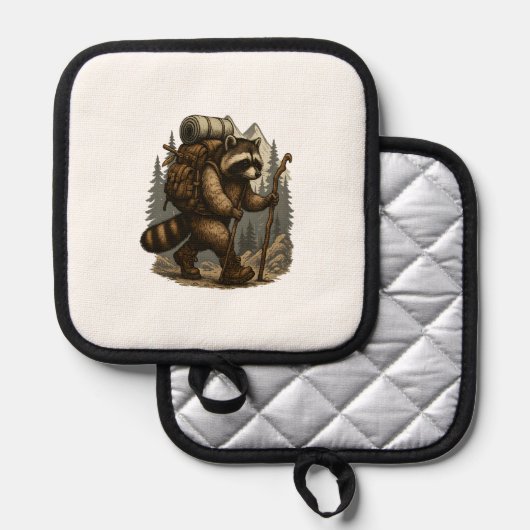 Sloth Camping Hiking Topflappen (Vorderseite/Rückseite)