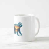 Sloth Camping Lover Kaffeetasse (VorderseiteRechts)
