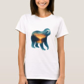 Sloth Camping Lover T-Shirt (Vorderseite)